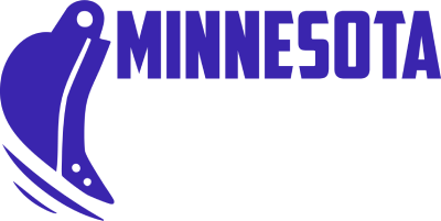 Minnesota Dredge Logo White